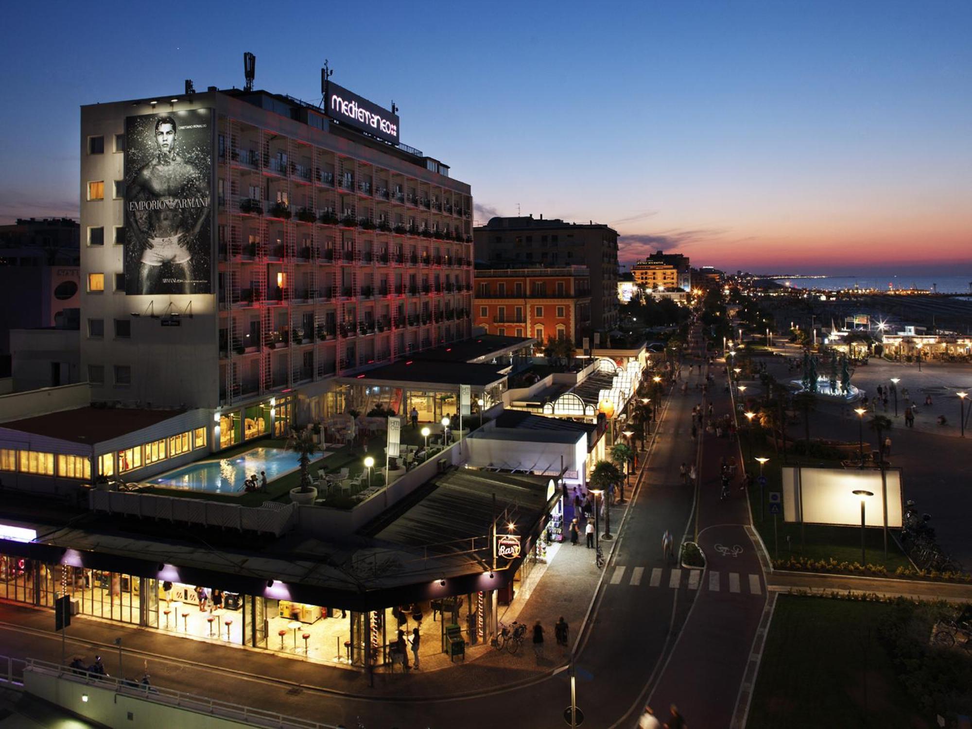 Hotel Mediterraneo Riccione Exterior photo